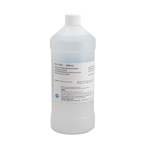 Hach Calcium Standard Solution, 1000 mg/L as CaCO3, 1 L, 12153 in Kuwait
