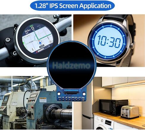 1.28 "وحدة LCD دائرية 240X240 TFT شاشة عرض IPS 65K شاشة ملونة 4-Wire SPI (2 حزمة) in Kuwait