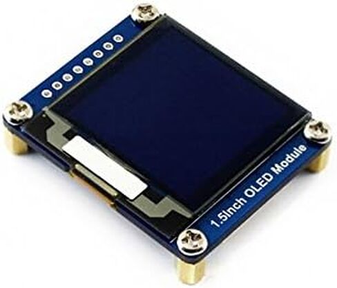 وحدة عرض OLED 1.5 بوصة 128x128 16 مقياس رمادي واجهة SPI/I2C SSD1327 سائق Raspberry Pi/Jetson Nano/STM32 أمثلة مقدمة in Kuwait