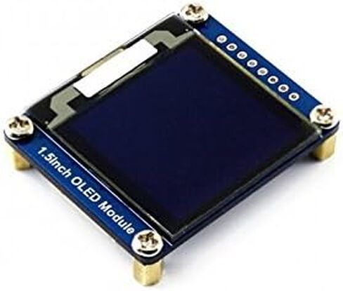 وحدة عرض OLED 1.5 بوصة 128x128 16 مقياس رمادي واجهة SPI/I2C SSD1327 سائق Raspberry Pi/Jetson Nano/STM32 أمثلة مقدمة in Kuwait