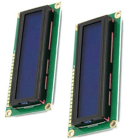 Hailege 2pcs HD44780 1602 LCD Display Module DC 5V 16x2 Character LCM LCD Display Screen Blue Blacklight in Kuwait
