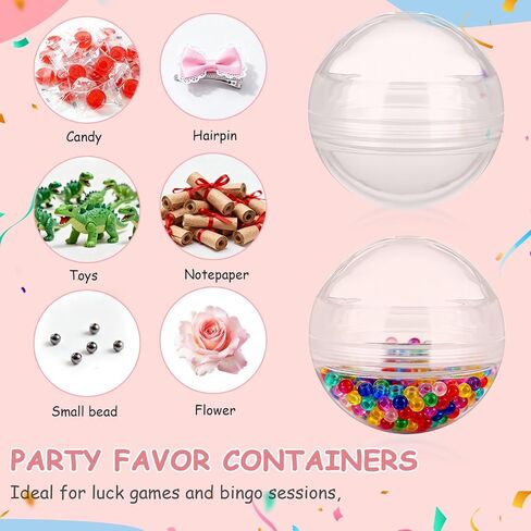 Operitacx 30pcs Vending Machine Capsules: 25mm Empty Prize Eggs for Gumball Claw Machine Plastic Christmas Candy Balls Refills Bingo Ball Replacements in Kuwait