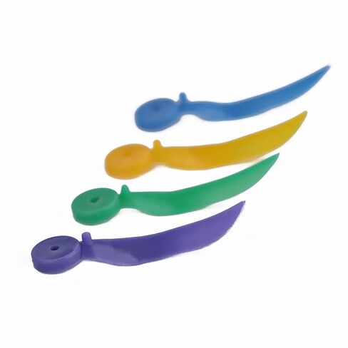 400 قطعة إسفين مصفوفة الأسنان المتاح تثبيت إسفين مع ثقب 4 أحجام مواد طبيب الأسنان إسفين الأسنان 4 ألوان in Kuwait