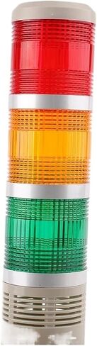 الصناعية متعدد الطبقات السلامة كومة إنذار مصباح الجانب شنقا LED إشارة برج تحذير ضوء DC12V 24V AC110V 220V (ضوء ثابت 1 ، التيار المتناوب 220 فولت) in Kuwait