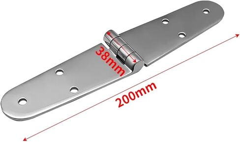 Casting Hinge Flat Cabinet Doors 6 Holes Cast Strap Deck Hardware 200 * 38mm 1Pcs in Kuwait