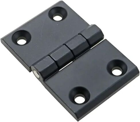 صناديق أدوات معدات الأتمتة الصناعية بمفصلة مربعة سوداء من سبائك الزنك 1 قطعة (76X50X6mm-Black-1) in Kuwait