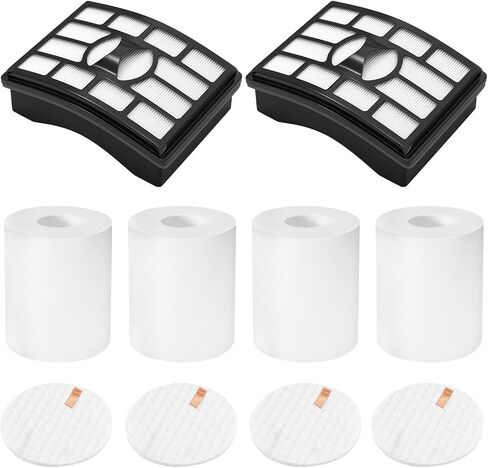 2+4 Pack Navigator Lift Away Filters Replacement for Shark ZU503AMZ NV350 | NV351 NV352 NV355 NV356E NV357 NV360 NV370 UV440 UV540, Parts XFF350 XHF350, Lift Away Deluxe Filters for Dust Dander Odors in Kuwait