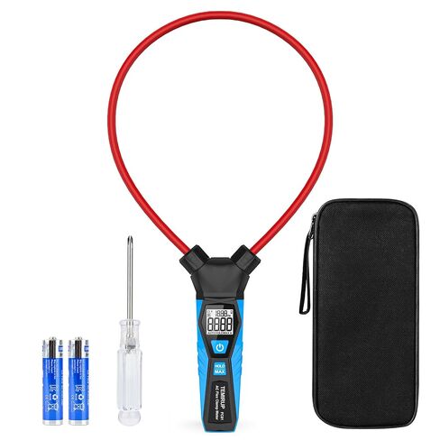 Clamp Meter, AC Electrical Tester with 20-Inch Flexible Clamp,True RMS 6000 Count 10000A AC Current Meter with Backlit & Hold Data, Auto Ranging and More in Kuwait