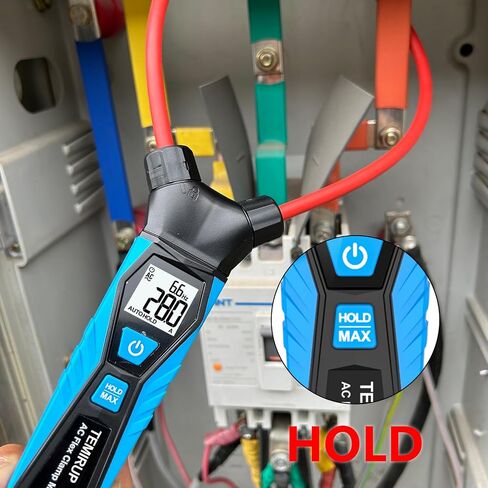 Clamp Meter, AC Electrical Tester with 20-Inch Flexible Clamp,True RMS 6000 Count 10000A AC Current Meter with Backlit & Hold Data, Auto Ranging and More in Kuwait