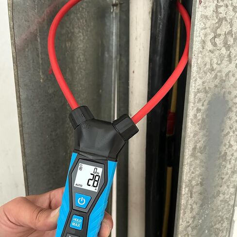 Clamp Meter, AC Electrical Tester with 20-Inch Flexible Clamp,True RMS 6000 Count 10000A AC Current Meter with Backlit & Hold Data, Auto Ranging and More in Kuwait