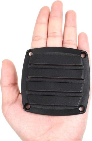 2 Pcs Louvered Vent Boat Cover Vent Louvered Flush Plastic Thru Vents, Marine Boat Vents, 2-3/4", Black, Installation Screws in Saudi Arabia
