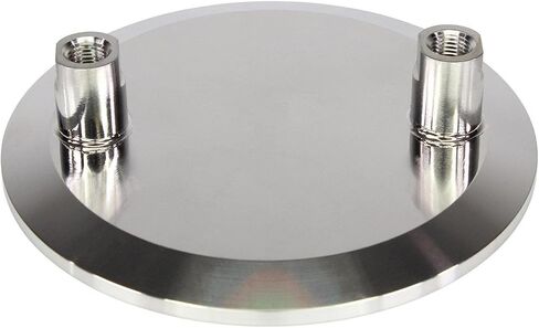 6" Tri-Clamp Endcap X (2) 1/4" FNPT Ports in Kuwait