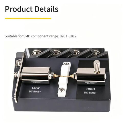 Adjustable Digital Bridge Test Fixture, Frequency Range DC-30MHz | LCR/RCL Chip Capacitance Tester, High Precision, for SMT/SMD Components Tester Multi-Meter in Kuwait