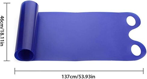 Sand Sled, 53x18in Roll Up Snow Sled, Lightweight Sand Sled for Beach Cart, Snow Rolling Slider, Portable Plastic Sleds for Sand, Blue in Kuwait