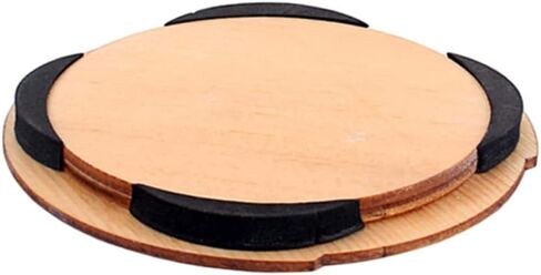Toddmomy Human Pattern Maple Wood Soundhole Cover for 40 41 Guitars Acoustic Sound Hole Block Feedback Buffer Wooden Guitar Soundhole Silencer in Kuwait
