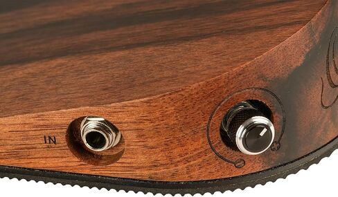 صندوق إيقاع إيقاعي تناظري من Ortega Guitars ANNAlogX-SE، خشب الأبنوس المخطط - حزمة مع كابلين للتصحيح و6 قطع من Dunlop in Kuwait