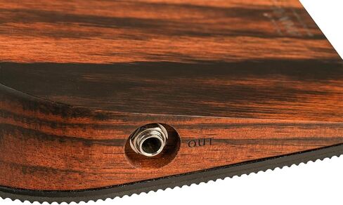صندوق إيقاع إيقاعي تناظري من Ortega Guitars ANNAlogX-SE، خشب الأبنوس المخطط - حزمة مع كابلين للتصحيح و6 قطع من Dunlop in Kuwait