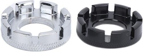 Generic قطعتان من مفاتيح ربط الدراجة، 8 قطع مفتوحة ومحمولة، أداة تعديل حافة الدراجة بنمط غير قابل للانزلاق، مثالية للمقاييس بين 10-15 in Kuwait