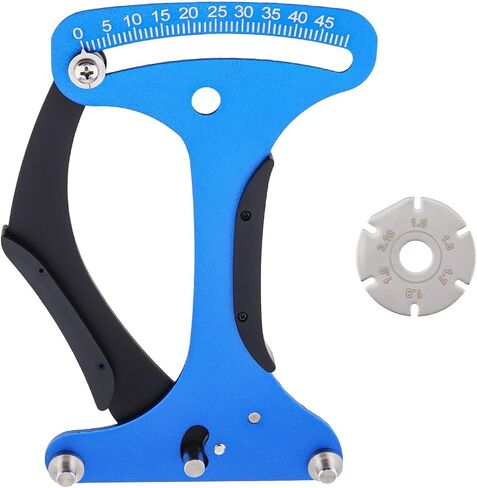 Windance Aluminum Alloy Spoke Tension Meter Tool for Mountain Bikes Bicycles with Tension Conversion Chart, Gauge Caliper, Wheel Group Spoke Measurement Deviation Correction Tool in Kuwait