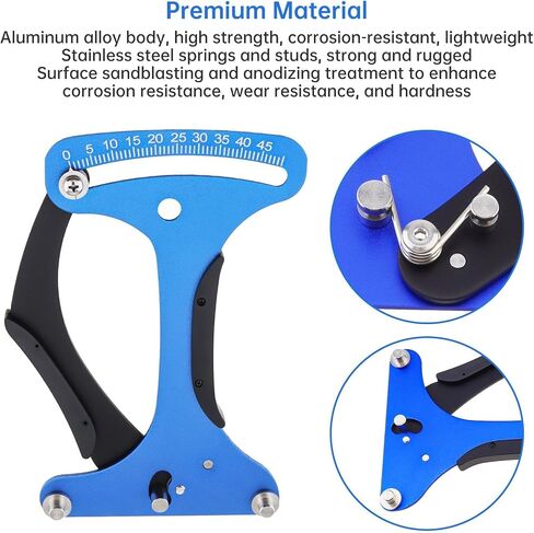 Windance Aluminum Alloy Spoke Tension Meter Tool for Mountain Bikes Bicycles with Tension Conversion Chart, Gauge Caliper, Wheel Group Spoke Measurement Deviation Correction Tool in Kuwait