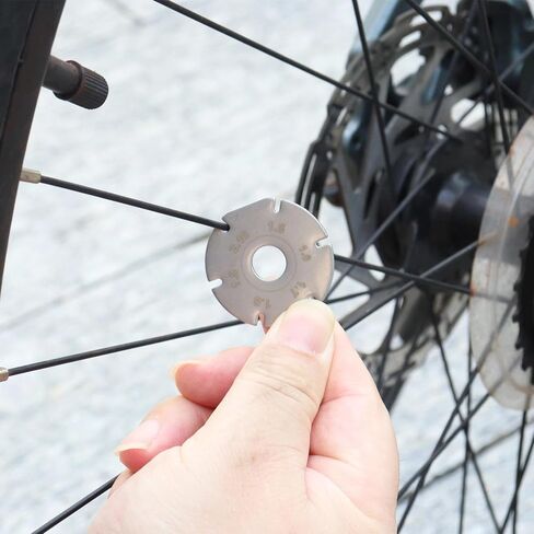 Windance Aluminum Alloy Spoke Tension Meter Tool for Mountain Bikes Bicycles with Tension Conversion Chart, Gauge Caliper, Wheel Group Spoke Measurement Deviation Correction Tool in Kuwait