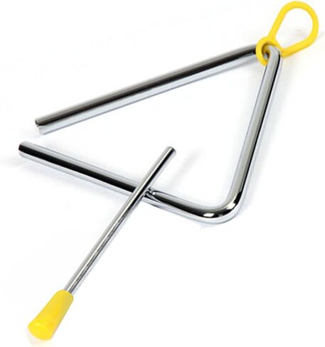 Hand Percussion Triangle Children Rhythm Instrument for Music Program Metal Triangle for Early Education (7 Inch 1500mAh Li Ion Battery) in Saudi Arabia