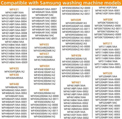 WF42H5000AW/A2 WF42H5200AW/A2 WF42H5200AP/A2 WF50K7500AW/A2 WF50K7500AV/A2 WF42H5200AF WF45K6200AW WF45K6200AV WF45K6500AW WF45K6500AV WF45M5500AW WV60M9900AV طقم ممتص الصدمات لغسالة سامسونج in Kuwait