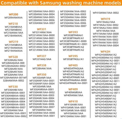 WF42H5000AW/A2 WF42H5200AW/A2 WF42H5200AP/A2 WF50K7500AW/A2 WF50K7500AV/A2 WF42H5200AF WF45K6200AW WF45K6200AV WF45K6500AW WF45K6500AV WF45M5500AW WV60M9900AV طقم ممتص الصدمات لغسالة سامسونج in Kuwait
