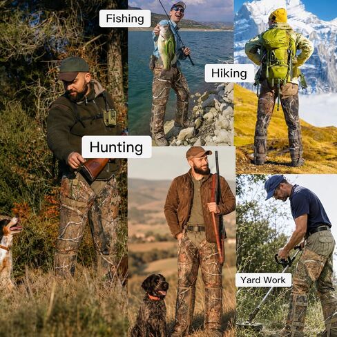Qiullen Camo Snake Chaps for Hunting Hiking Work Outdoor:3-Layer Puncture Resistant Leggings-One Size with Boot Straps,Ultra Lightweight 1000D Nylon Snake Bite Protection Gaiters in Kuwait