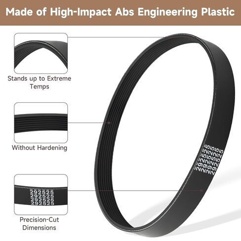 Treadmill Drive Belt Replacement Flexonic Motor Belt Compatible with ProForm Reebok Gold's Gym HealthRider Replace#: 292525 in Kuwait
