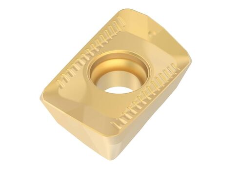Seco Tools 00089961 (Pack of 10) Shoulder Mill InsertXOMX090304TR-ME06 F40M, 2 Cutting Edges Single Sided, 0.0157" Corner Radius, Carbide PVD in Kuwait