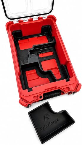 إدراج متوافق مع Packout لـ M12 Gen 3 Drill & Driver مطبوع ثلاثي الأبعاد - يناسب منظم الأجزاء الصغيرة المكون من 5 حجرات in Kuwait
