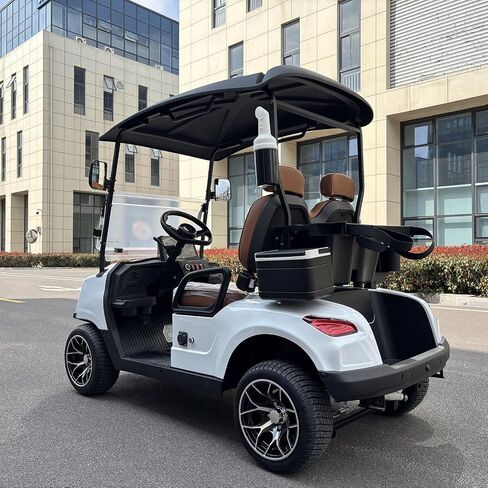 GO UP new 2-Seater Electric Golf cart, Equipped with 48V Lithium Battery, Suitable for Transporting Golf Bags on the Course. in Kuwait