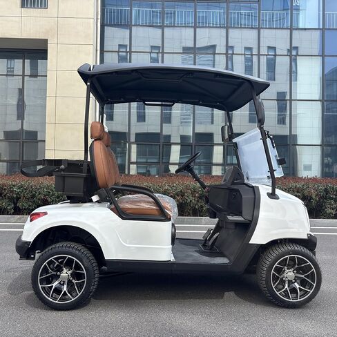 GO UP new 2-Seater Electric Golf cart, Equipped with 48V Lithium Battery, Suitable for Transporting Golf Bags on the Course. in Kuwait