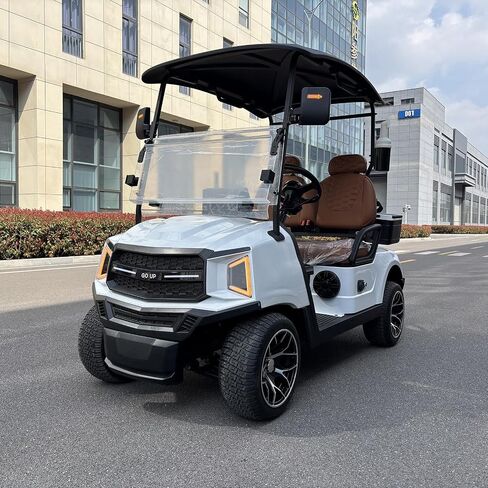 GO UP new 2-Seater Electric Golf cart, Equipped with 48V Lithium Battery, Suitable for Transporting Golf Bags on the Course. in Kuwait