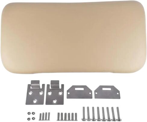 Front Seat Bottom Replacement Compatible with EZGO Medalist TXT 1994 Through 2013 Tan Color with Hardware in Kuwait
