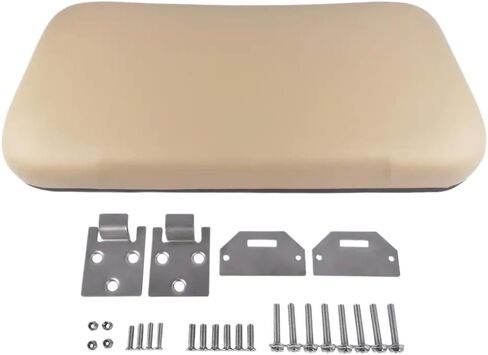 Front Seat Bottom Replacement Compatible with EZGO Medalist TXT 1994 Through 2013 Tan Color with Hardware in Kuwait