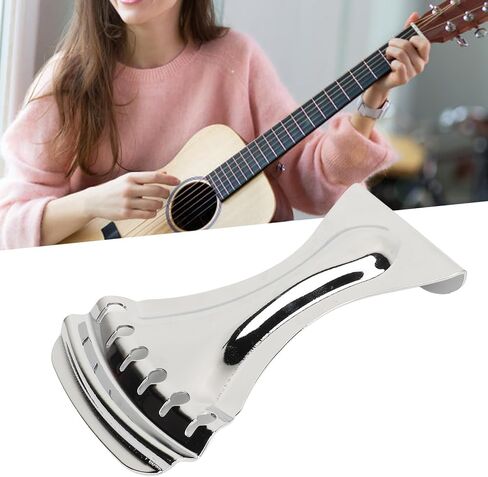 Guitar Tailpiece Zinc Alloy Replacement for 6 String Resonator Guitar, Electric Guitar Bridge Tailpiece with Mounting Screws in Kuwait