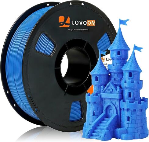 LOVOON 2 كجم خيوط PLA باللونين الأبيض والأسود 1.75 مم، دقة أبعاد خيوط الطابعة ثلاثية الأبعاد +/- 0.02 مم، خيوط طباعة ثلاثية الأبعاد ملفوفة بدقة، تناسب معظم طابعات FDM ثلاثية الأبعاد، بكرة 1 كجم (2.2 رطل) × 2 in Kuwait