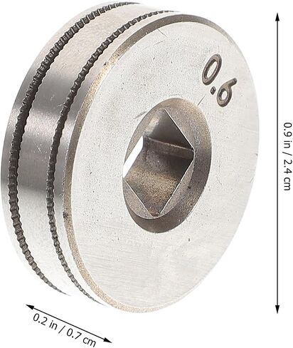 Welder Wire Feed Drive Roll Wheel 0.94 Inch Steel Replacement Feed Roller for Mig Welding Equipment Accessories Pack of 4 Durable Precision Fit in Saudi Arabia