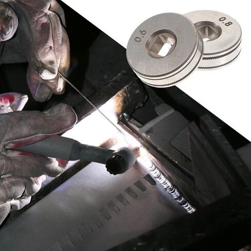 Welder Wire Feed Drive Roll Wheel 0.94 Inch Steel Replacement Feed Roller for Mig Welding Equipment Accessories Pack of 4 Durable Precision Fit in Saudi Arabia