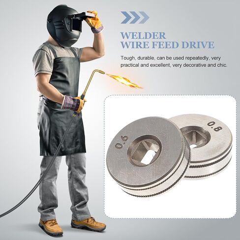 Welder Wire Feed Drive Roll Wheel 0.94 Inch Steel Replacement Feed Roller for Mig Welding Equipment Accessories Pack of 4 Durable Precision Fit in Saudi Arabia