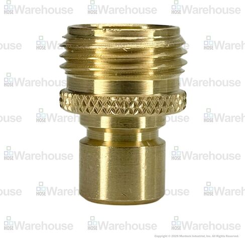 مجموعة توصيل سريع لخرطوم حديقة Dixon 500QCK الأصلي، 3/4 بوصة ذكر/أنثى GHT، غير مصقول، نحاس، 150 رطل لكل بوصة مربعة in Kuwait