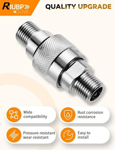 M16-M14 Hydraulic Quick Connect Fittings Fit for AGT and Most Chinese Mini Excavators 2 Male & 2 Female Couples Hydraulic Hose Connection Adapter with 4×Gaskets in Kuwait