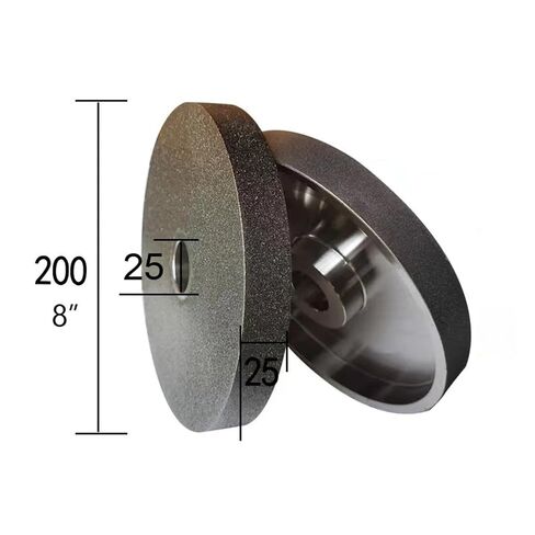 200mm 8 Inch Diamond Grinding Wheel 25 Hole .4 Tungsten Steel Alloy Cutter Abrasive Wheels(100,25mm Hole) in Saudi Arabia
