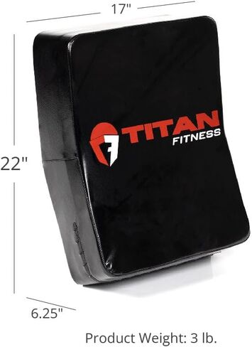 Titan Fitness Muay Thai Shield 21.5" x 17" 5 lb. Martial Arts Training Leather in Kuwait