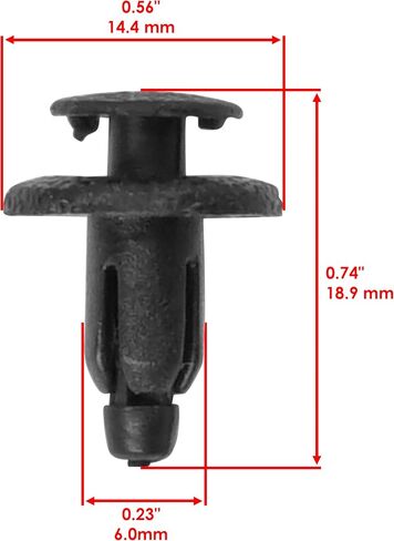 Caltric 4x 90269-06062-00 902690606200 90269-06081-00 Rivets Compatible with Yamaha in Kuwait