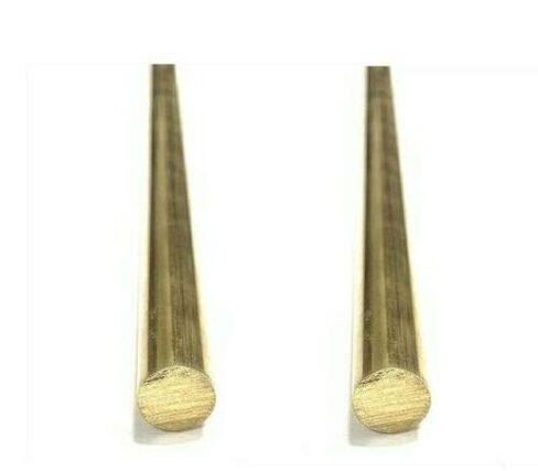 3/8 ".375" C360 قضيب نحاسي مستدير صلب H02 10 "2 قطعة in Kuwait