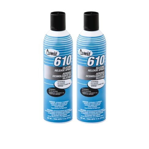 Camie 610 Silicone Release Spray, 20 oz Aerosol Can, 11 oz. (Pack of 2) in Kuwait