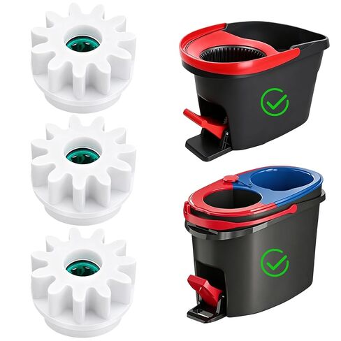 3 Pcs Pedal Bearing Replacement for O-Cedar Mop Bucket,Suitable Fix for 90% Rotation Mop Bucket on The Market,One Way Clutch Gear Sprockets Repair Spin Mop,Bucket,Mop Gears in Kuwait